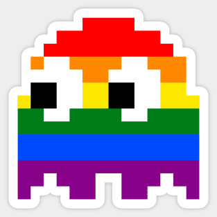 Rainbow Ghost Sticker